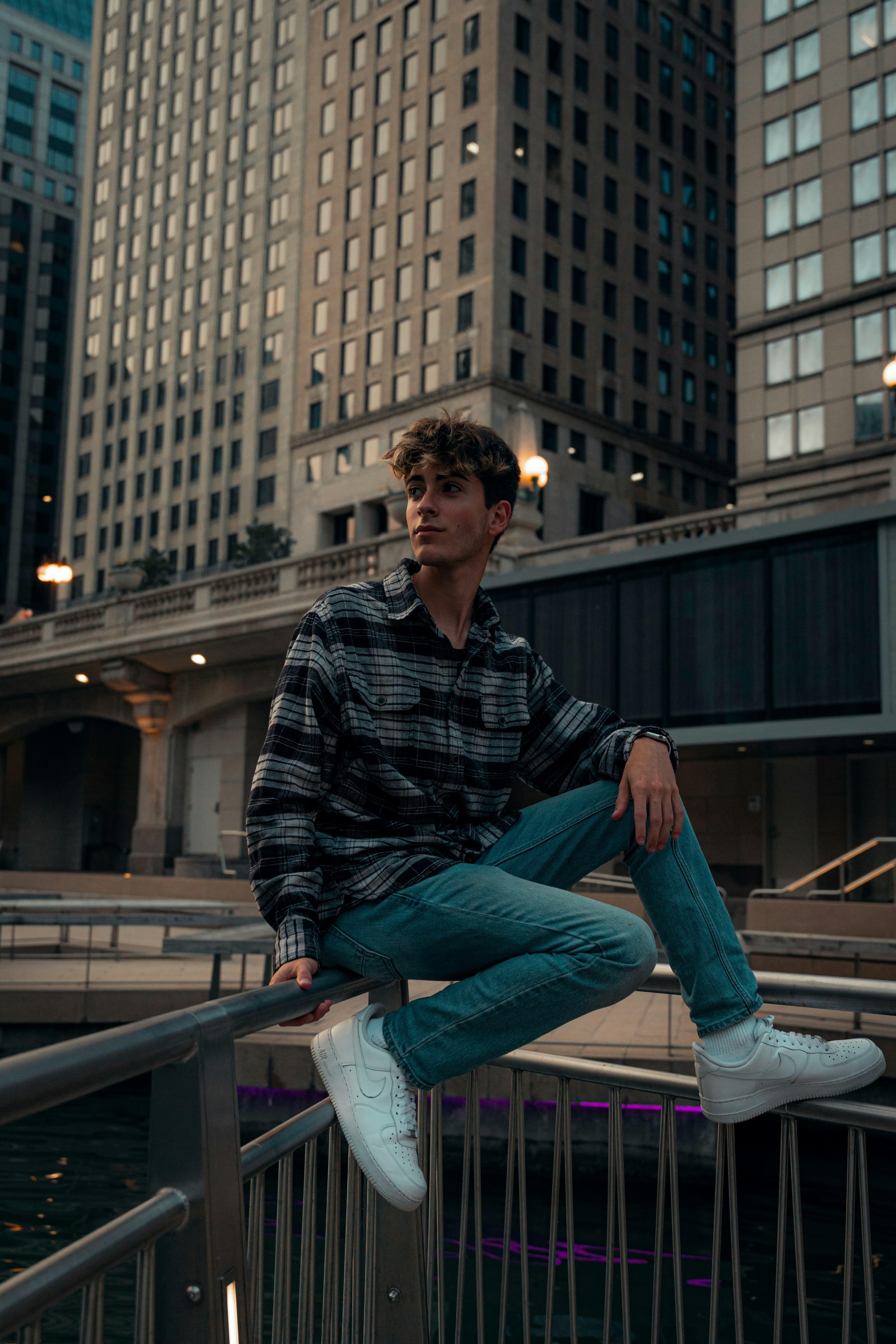 LND Branded Ripped Skinny Jeans